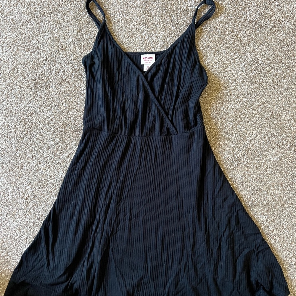 Black cotton dress